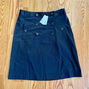 NWT Banana Republic Black Skirt Size 8